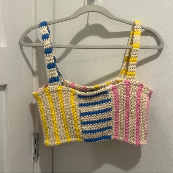 Zara Colorful Knitted top - Picture 2 of 2